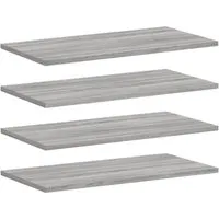 vidaXL Wandregale 4 STK. in grau von vidaXL