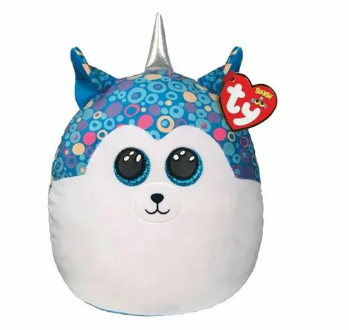 Ty 39288 Squish-a-Boo´s Kissen Husky @ Helena mit Horn @ ca. 20 cm NEU