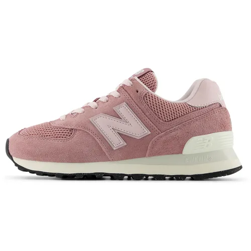 New Balance 574 Damen Freizeitschuhe - Pink/Rosa - Größe 37,5 - Der New Balance 574 verbindet zeitloses Design mit Komfort. Ideal für den Alltag, bietet er eine bequeme Passform und robuste Verarbeitung für vielseitigen Einsatz.