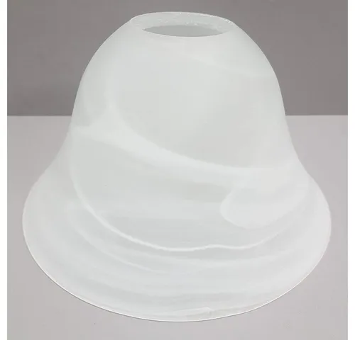 E27 Lampenglas – Alabasterfarbiger Ersatzschirm - Lampenschirm für Deckenleuchten und Pendellampen, Ø 16,5 cm, sorgt für ein warmes Licht und setzt stilvolle Akzente in Ihrer Einrichtung.