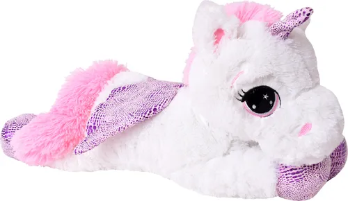 TE-Trend XL Kuscheltier Einhorn Plüschtier - Kuscheltiere, 45 cm großes Einhorn mit Glitzerhorn, weich und waschbar bis 30°C, ideal für Kinder ab 3 Jahren.