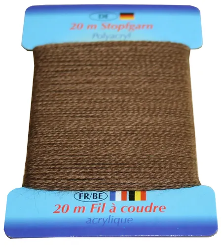  0,10€/m) Stopfgarn Stopftwist Polyacryl Ne 10/2  20 m haselnuss (1037