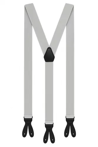 ZUKUNFTSENKEL Hosenträger Hosenträger Herren 3,5 cm Breite Y-Form mit Knopfverschluss (Deutsche Produktion, Komfortabel) Lederriemen Knopfverschluss, ohne Clips