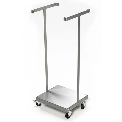 Müllsackständer VAR SHR 120 fahrbar Edelstahl 120 L von VAR