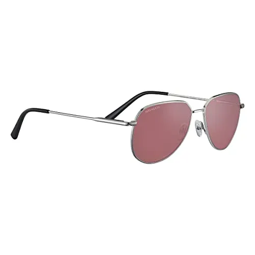 Serengeti Sonnenbrille SS544004 Haywood Small 55 Uni Silber in silber von Serengeti
