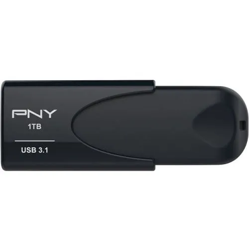 PNY Attaché 4 - 1 TB USB 3.1 Flash-Laufwerk - USB-Stick mit 1 TB Speicher, ultra-schnelle USB 3.1 Technologie für blitzschnelle Datenübertragungen und optimale Leistung.