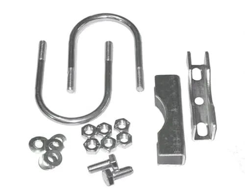 FKAnhängerteile 1 x Set Klemmschelle für Stützrad - Halter - Deichselrohr Ø70 mm