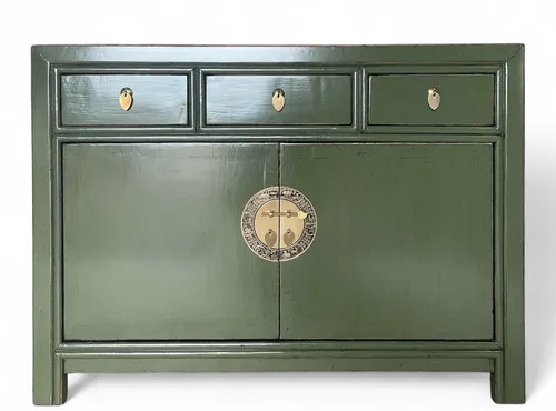 OPIUM OUTLET Kommode Sideboard Schrank Asia Möbel (BxTxH: 117x40x85 cm, Hochzeitsschrank Büffet Anrichte), chinesisch asiatisch orientalisch vintage komplett montiert