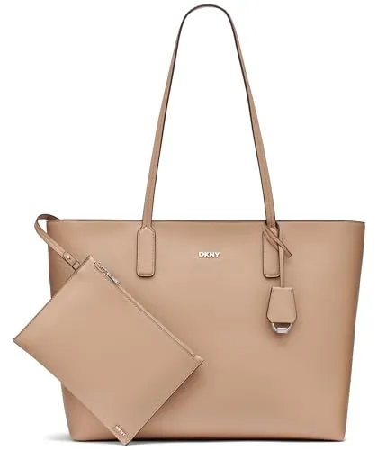 DKNY Saige EW TOP Zip Tote Bag in Cappuccino/Cream von DKNY
