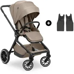 Hauck Buggy & Sportwagen Move N Care inkl. Adapter für Babyschale - Mocha