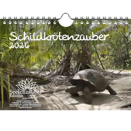 Schildkrötenzauber DIN A5 Kalender für 2026 Schildkröten - Seelenzauber