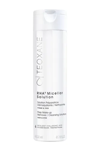TEOXANE RHA Prime Solution, 2-in-1 Reinigungslotion mit Hyaluron - Make-up-Reinigungswasser mit RHA für langanhaltende Hydration und sofort sichtbaren Liftingeffekt, ideal für strahlende Haut.