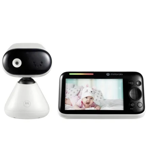 MOTOROLA PIP1500 Babyphone - Video-Babyfon in Weiß, mit hochauflösendem Bildschirm für optimale Überwachung Ihres Babys