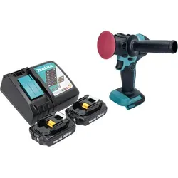 Makita DPV 300 RA Akku Schleifer Polierer 18 V mit 2 Akkus