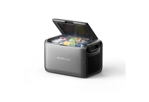 ECOFLOW GLACIER Classic Tragbare Kühlbox 55L - Kühlboxen & Kühltaschen, 39 Stunden netzunabhängige Kühlung für lange Autofahrten und Camping mit flexibler Kühlzone.