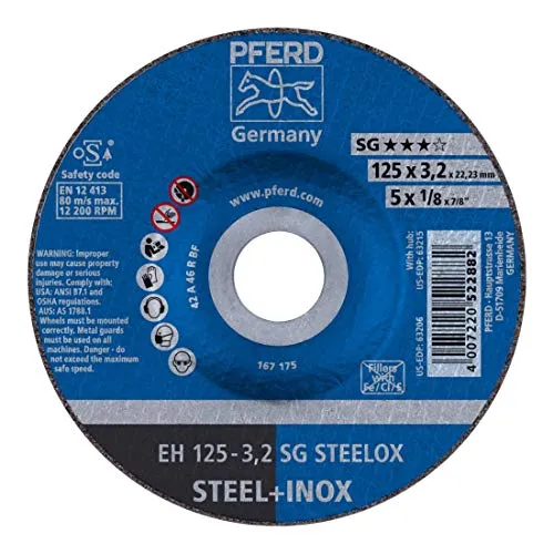 PFERD TOOLS EH 125-3,2 SG STEELOX 61333432 Trennscheibe 125mm