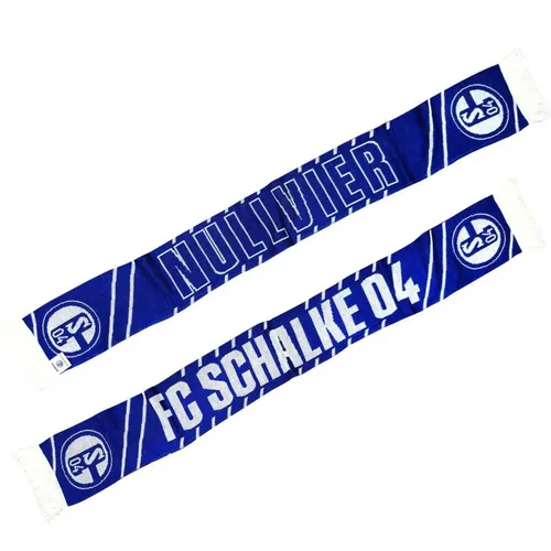 FC Schalke 04 Schal Nullvier Fanschal 10355 blau 150x17 S04 Fanartikel Shop