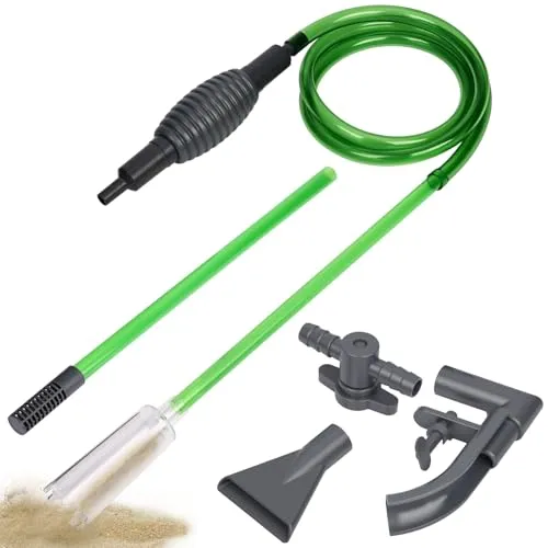 GuKKK Aquarium Wasserwechsler, Mulmsauger Aquarium, Handbetriebener Aquarium Reiniger, Reinigung Sand Filter Fisch Tank Kiesfilter, Aquarium Filter für Wasserwechsel und Filter Sandreinigung