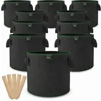 Blumentöpfe & Pflanzgefäße Schwarz von TTL GARDEN