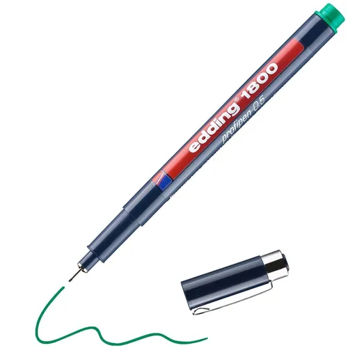edding 1800 Präzisionsfeinschreiber - grün