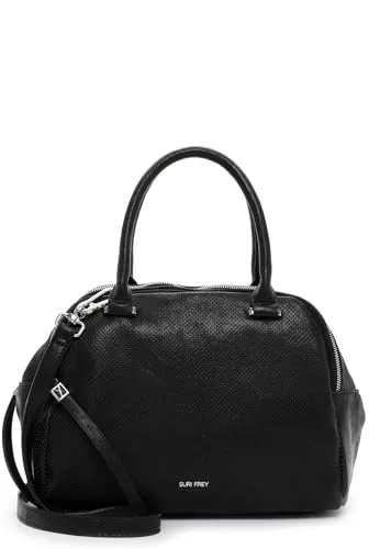 SURI FREY Shopper SFY Suzy 14314 Damen Handtaschen Uni black - Damen-Shopper mit viel Platz für Essentials und Einkauf, abnehmbarer Schulterriemen für flexibles Tragen, stilvolles Design in Uni black.
