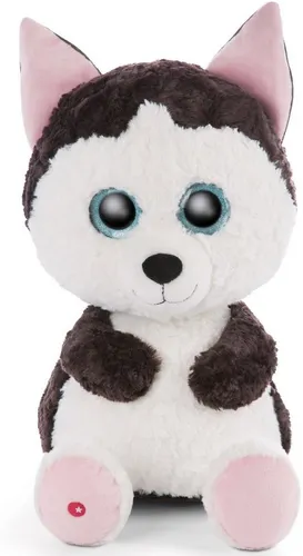 Produktbild NICI Glubschis Husky Barkley 45cm – Flauschiges Kuscheltier mit großen Glitzeraugen