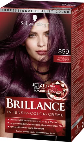 SCHWARZKOPF BRILLANCE Intensiv-Color-Creme 859 Violette Wildseide Stufe 3 143ml