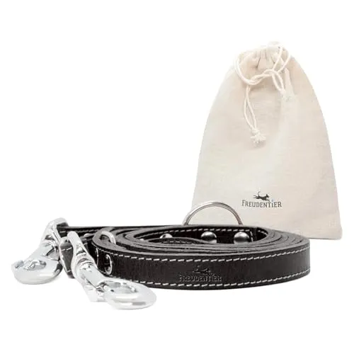 FREUDENTIER Hundeleine Leder 2m von Freudentier