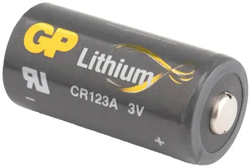 GP GPCR123AECO043C1 Fotobatterie CR-123A - 1400 mAh, langlebig und ideal für Smart Home Geräte und Sicherheitsanwendungen