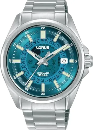 LORUS Automatikuhr RU405AX9 - Elegante Herrenuhr mit Edelstahlarmband - Herrenuhr mit Automatik-Antrieb, leuchtenden Zeigern und 10 bar wasserdicht. Perfekt für stilbewusste Männer, die Funktionalität und Design schätzen.