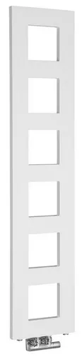 Sapho Badheizkörper BLOCK 280x1330 mm, Weiß matt - Eleganter Badheizkörper von SAPHO in Weiß matt. Ideal zur Unterstützung der Heizungsinstallation, kombinierbar mit Elektro- und Zentralheizung für flexiblen Einsatz.