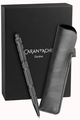 CARAN D'ACHE ECRIDOR BLACK LINES Schreibgeräte-Set - Hochwertiges Schreibgeräte-Set in elegantem Design, ideal für anspruchsvolle Schriftsteller und Kreative.