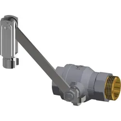 KWC AR Kugelhahn, Edelstahl, Hebel links, 2030025020