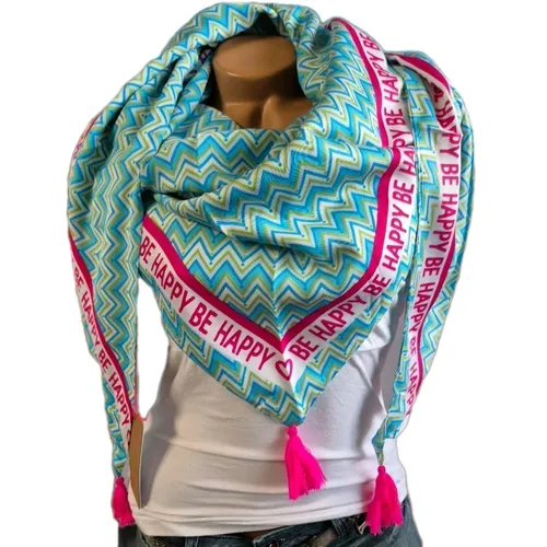 Schals & Halstücher Türkis von Zwillingsherz