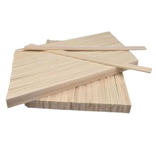 DD Composite Rührstab Holz 26cm Holzspatel Rührstäbchen zum Rühren von Farben Lack Epoxidharz, Stückzahl:100