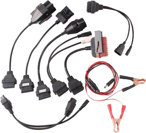 vhbw 8x OBD Adapter OBD1 auf OBD2 16Pin kompatibel mit Fiat Auto, PKW - Verbindungsadapter