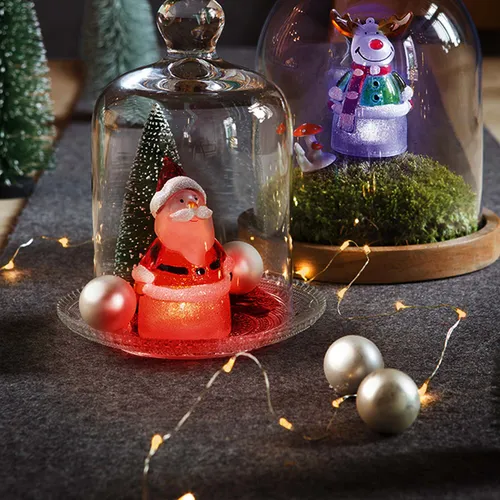 Lichterkette LED gelb Draht Drahtlichterkette Deko Party 20 LED´s Indoor IP20