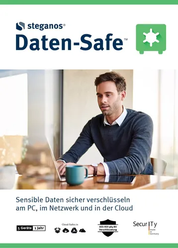 Steganos Daten-Safe 2025: Sicherer Datenschutz für 5 PCs