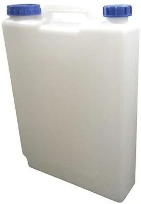 Carysan Flachkanister 25L mit zwei Öffnungen - Frischwasserkanister mit praktischen zwei Öffnungen für einfaches Befüllen und Entleeren, ideal für Camping und Outdoor-Aktivitäten.