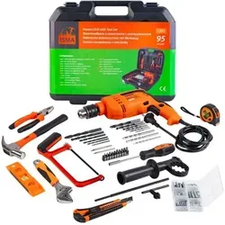 750W Schlagbohrmaschinen-Set mit 95-teiligem Zubehör