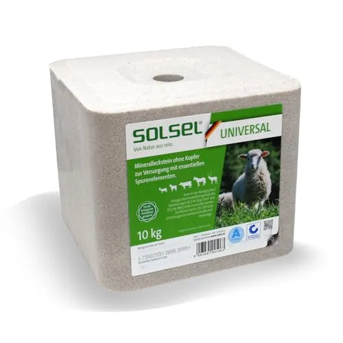 Salzleckstein Leckstein Mineralleckstein Salz 10kg Einzelfuttermittel Nutztiere