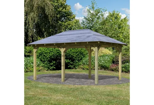 Karibu Pavillon Mailand 345x485 cm beige von Karibu