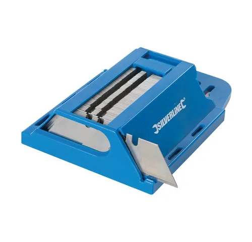 Messerklinge 100 x Universalklingen aus SK5 Stahl im Spender