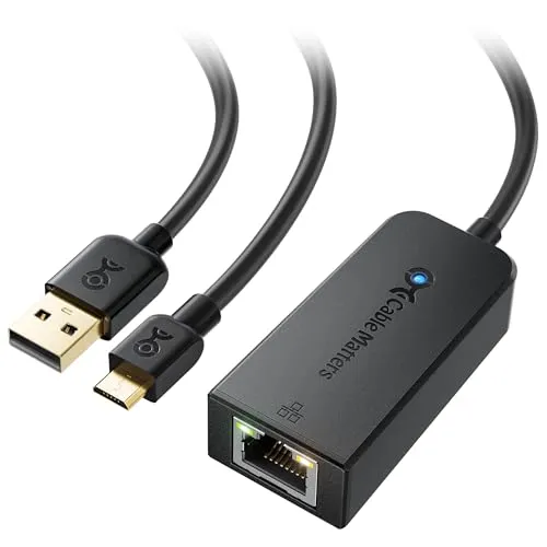Cable Matters Micro USB Ethernet Adapter für Fire TV Stick & Chromecast