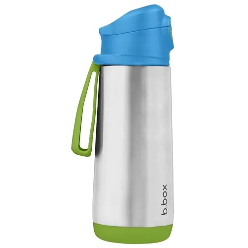 b.box Isolierte Schnabel Wasser Trinkflasche für Kinder | Kippen und Trinken | Hält Getränke bis zu 15 h Kalt und 8 h Warm | 500 ml