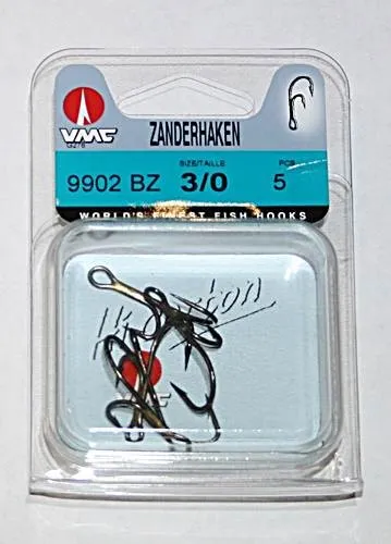 VMC Zander/ Ryderhaken Gr.2/0 5 Stück