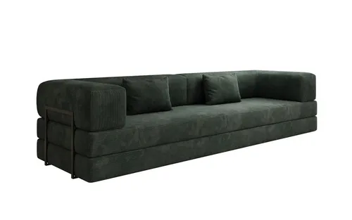Luxusbetten24 Sofa Designer Sofa Lazy 3 Sitzer XXL, mit Liegefunktion und Cordbezug