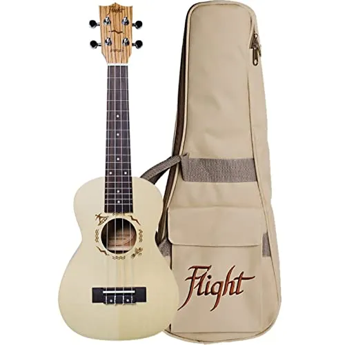 Flight: DUC325 Konzert-Ukulele (mit Tasche): Ukulele