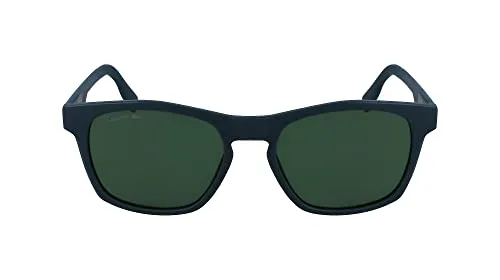 Lacoste L988S 301 Matte Green Herren Sonnenbrille - Sonnenbrille in mattem Grün mit rechteckiger Silhouette und 100% UV-Schutz, ideal für stilbewusste Herren.