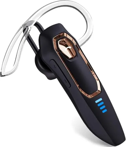 Micool Headset Bluetooth Handy V5.4 mit Mikrofon, Geräuschunterdrückung Freisprech Bluetooth Headset Handy mit 36 Stunden Gesprächszeit, Mute-Funktion, Kabelloser Headset für LKW Fahrer/Business